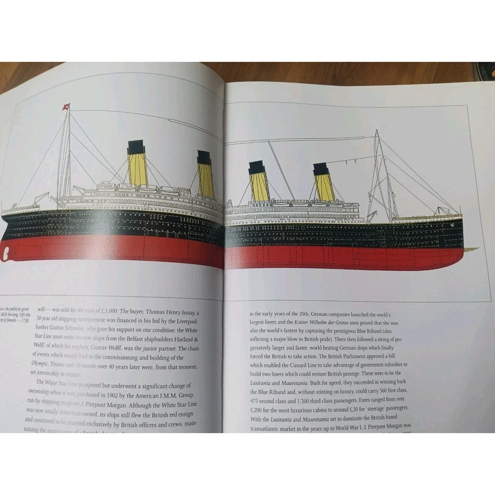 Titanic and Her Sisters Olympic and Britannic White Star Lines McCluskie Sharpe
